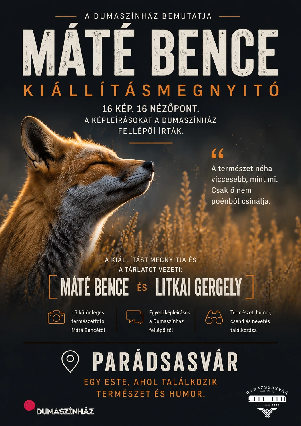 BIO DumaSasvár – Máté Bence kiállítás megnyitó